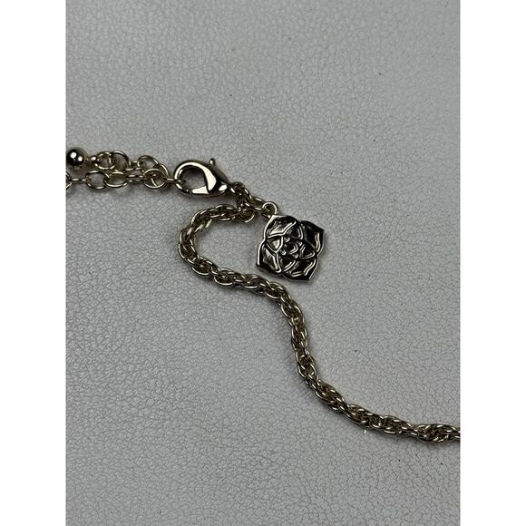 Kendra Scott Rayne Tassel Necklace 30" Gold Tone Chain Neon Pink Pendant - Picture 6 of 10